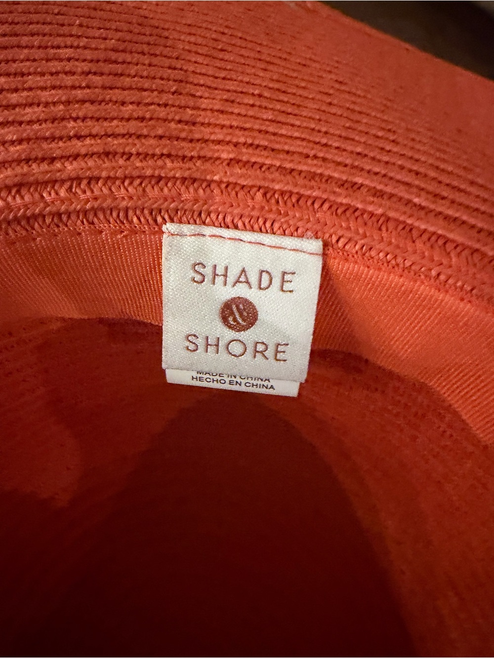 Shade & Shore Wide-Brim Floppy Sun Hat in Orange OS - Picture 3 of 10